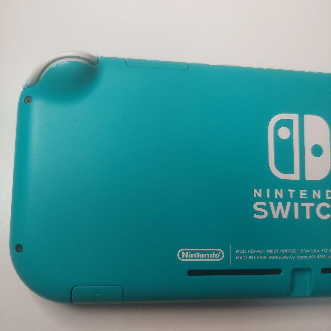 【動作品】Switch Lite本体 ターコイズ 箱あり 充電器 SDカード付き