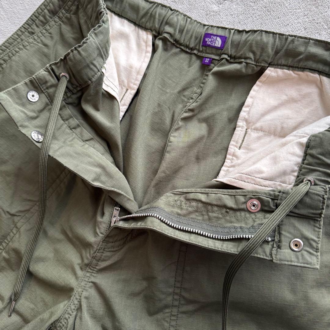 美品 THE NORTH FACE Ripstop ワイドクロップドパンツ 32
