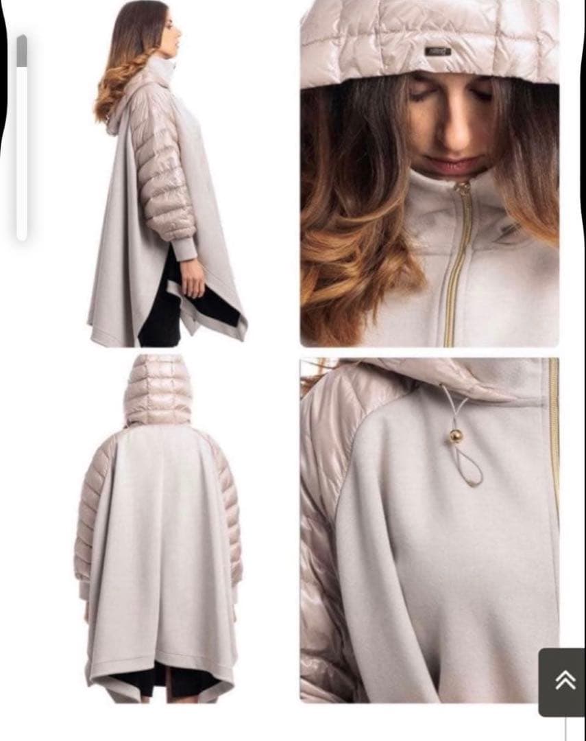 HERNO ダウンポンチョ