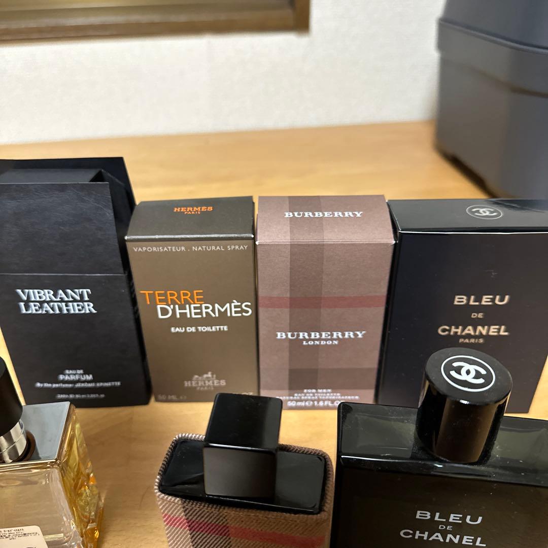男性用香水セット ブルードゥシャネル エルメス