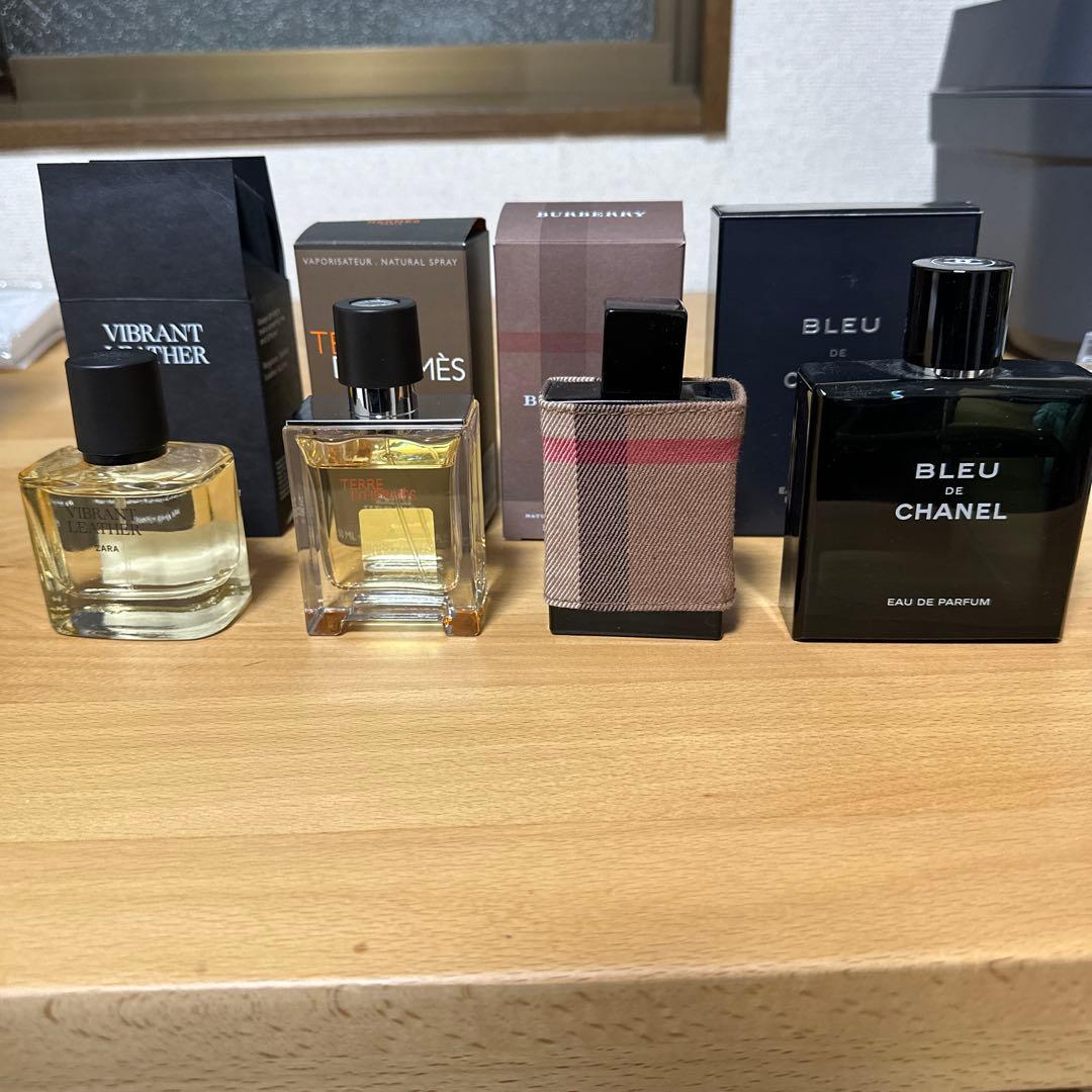 男性用香水セット ブルードゥシャネル エルメス