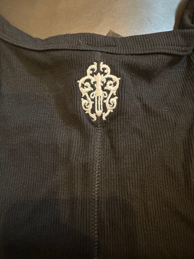新品　CHROM HEARTS クロムハーツ Y NOT CH刺繍 タンクトップ