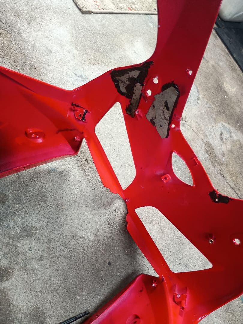 CBR600RR PC37後期　カウルセット 転倒傷あり　自家修復済