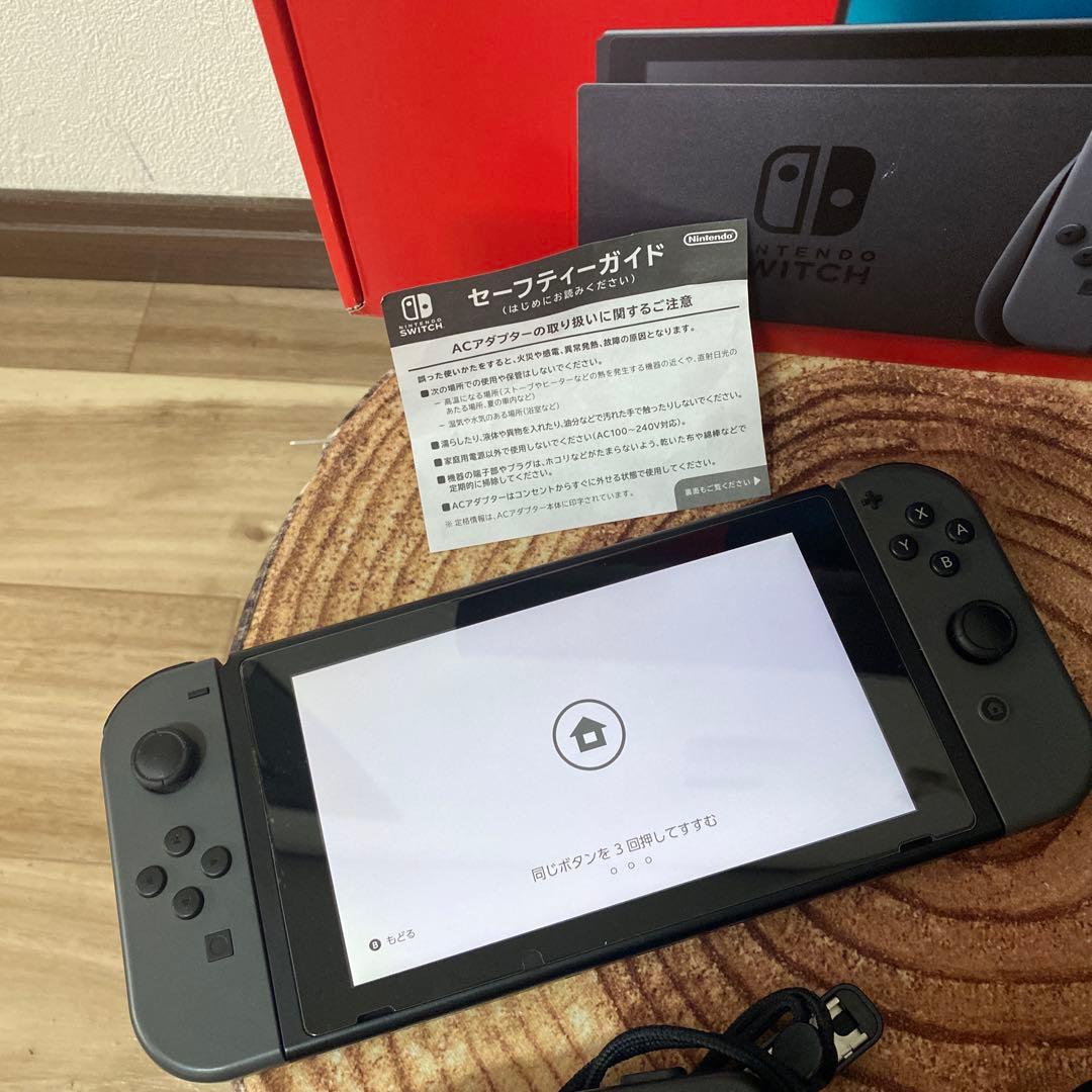 Nintendo Switch ニンテンドースイッチ本体　グレー ④