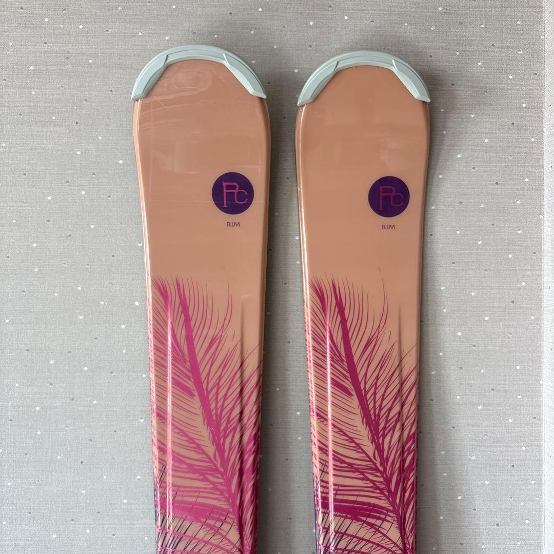 レディース　スキー板 ビンディング　ストック　セット