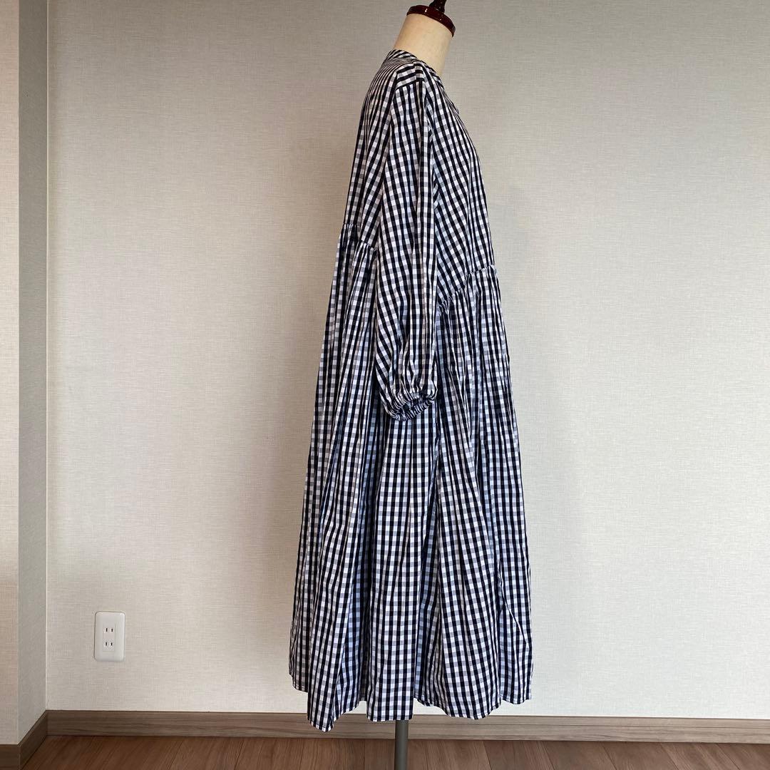 BEARDSLEY（ビアズリー）ギャザーワンピース ギンガムチェック