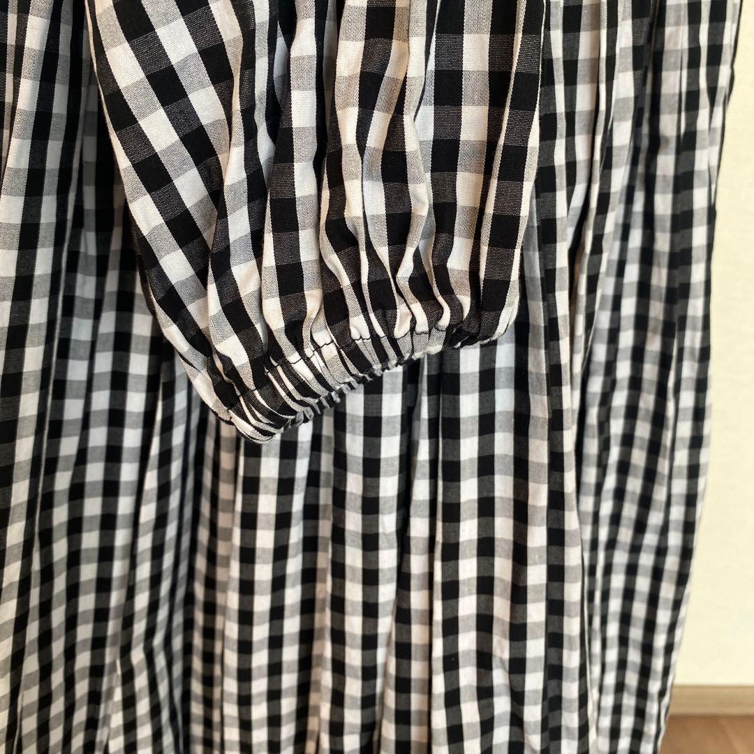 BEARDSLEY（ビアズリー）ギャザーワンピース ギンガムチェック