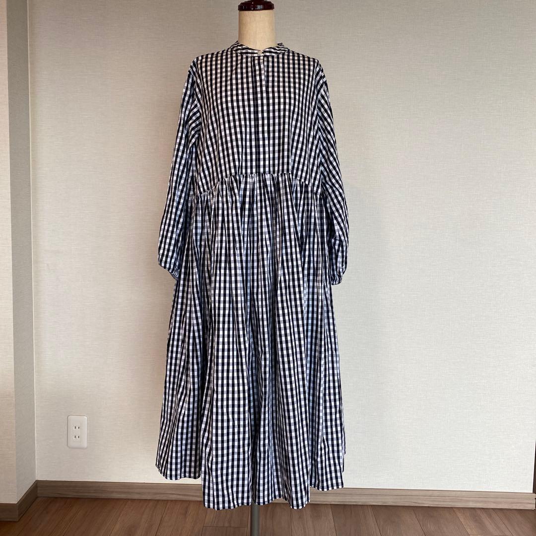 BEARDSLEY（ビアズリー）ギャザーワンピース ギンガムチェック