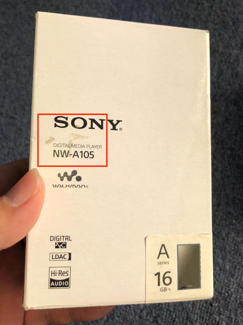 SONY WALKMAN NW-A105 ブルー