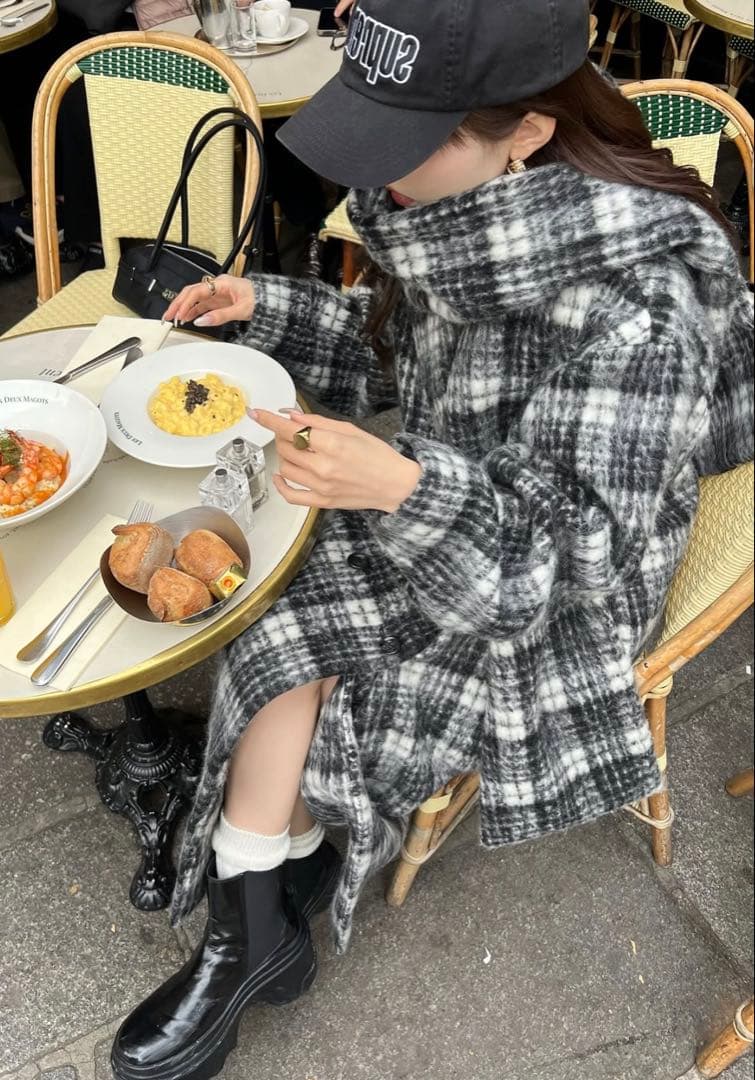 THE TOE Marksburg Plaid Coat新品