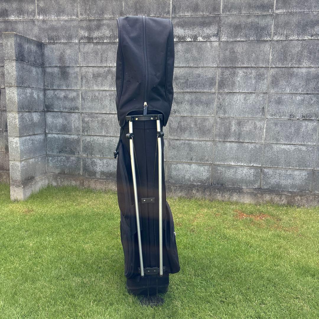 希少☆ バーバリー BURBERRY キャディバッグ ゴルフ 黒 ノバチェック