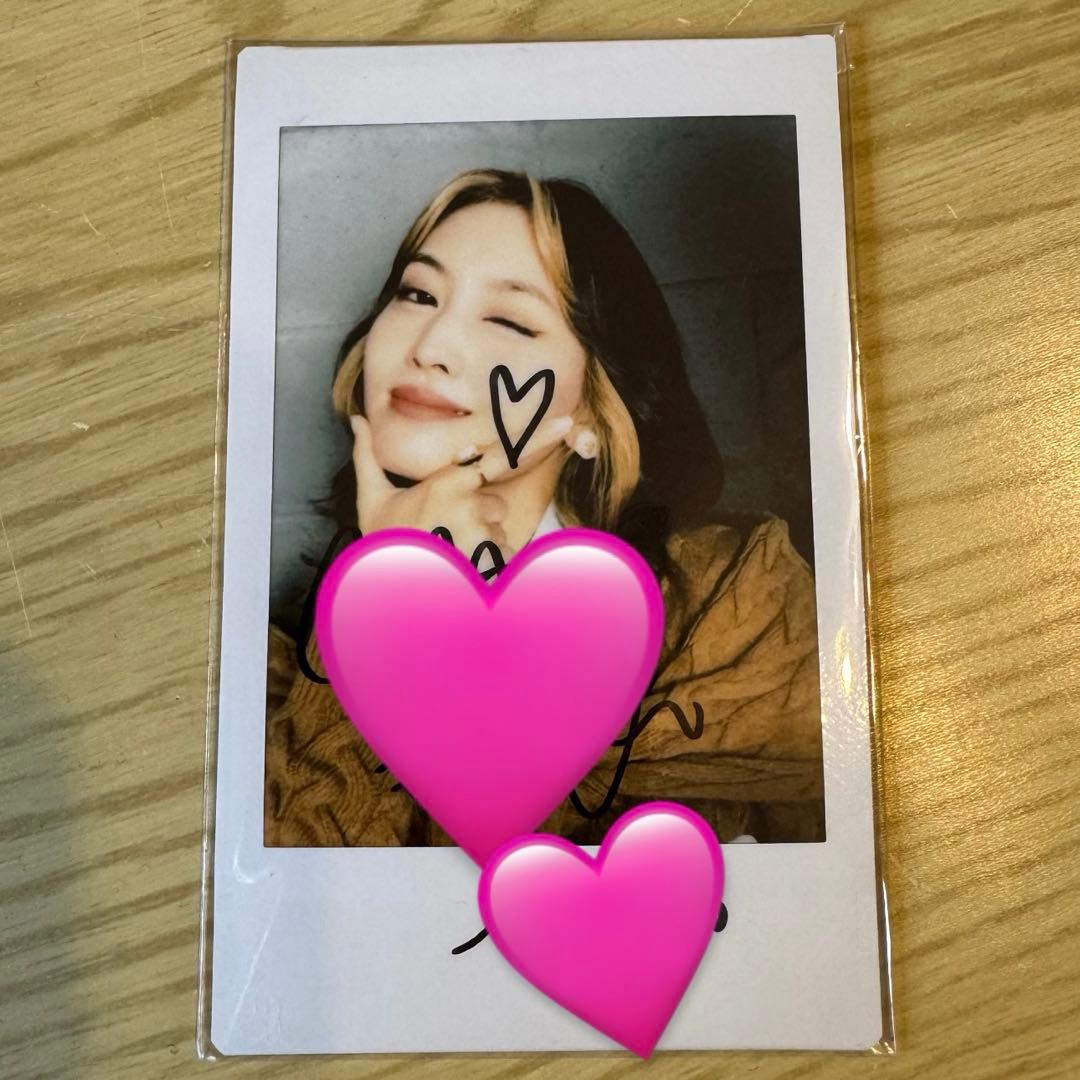 TWICE モモ　直筆サイン　ポラロイド　ポラ　チェキ　doughnut