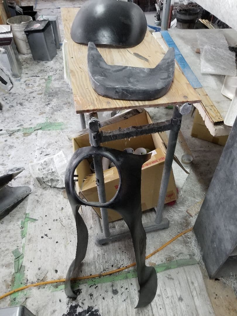 ミニ用　ロケットカウル　FRPスクリーン　ステージ　ライトステー