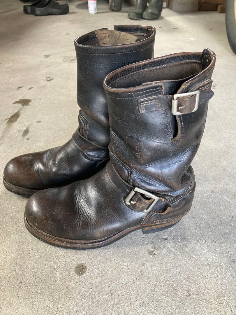 茶芯 レッドウィング エンジニアブーツ
