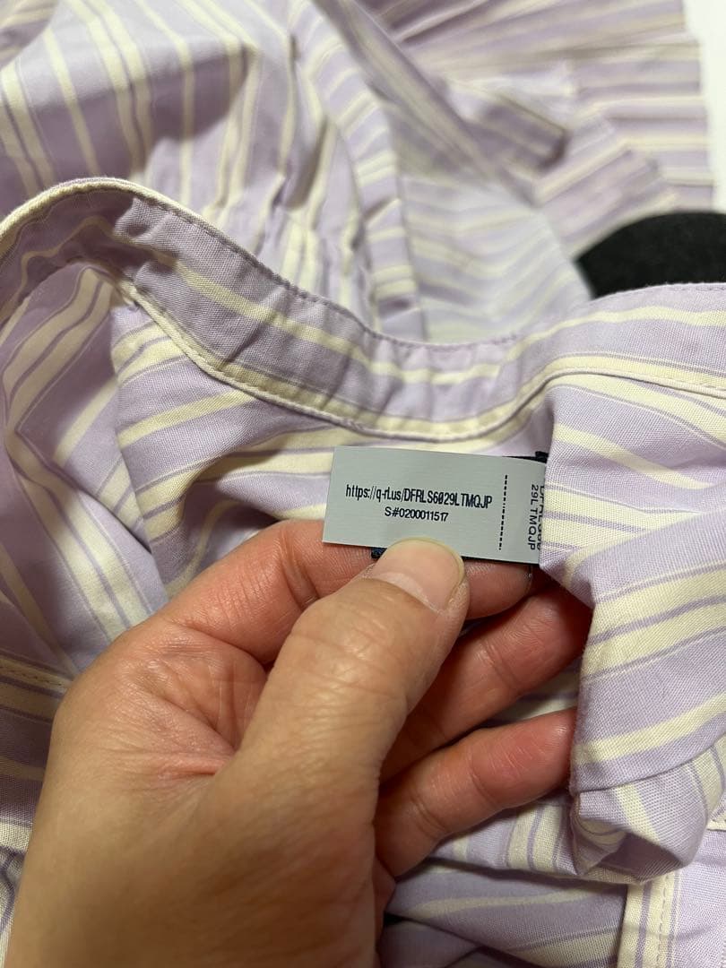 美品ポロラルフローレン プリーツヘムロングシャツワンピース ストライプ サイズ2