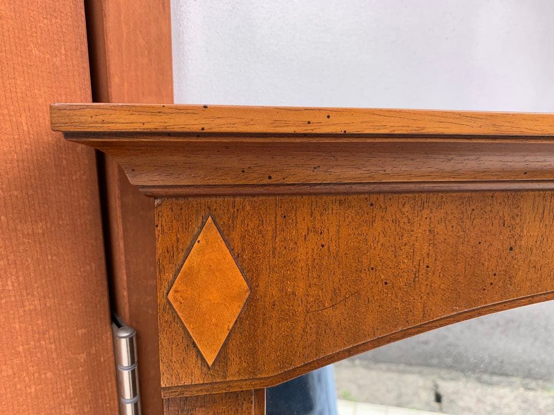 N0712-16★DREXEL ドレクセル ウォールミラー 木製縁 姿見