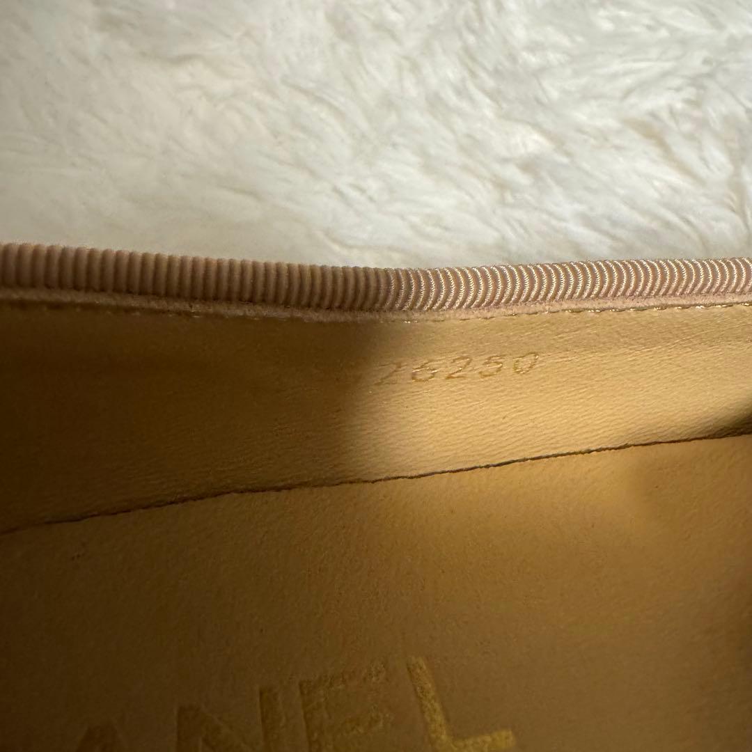 CHANEL シャネル　24cm 37 ココマーク　ブラック　べージュ　黒