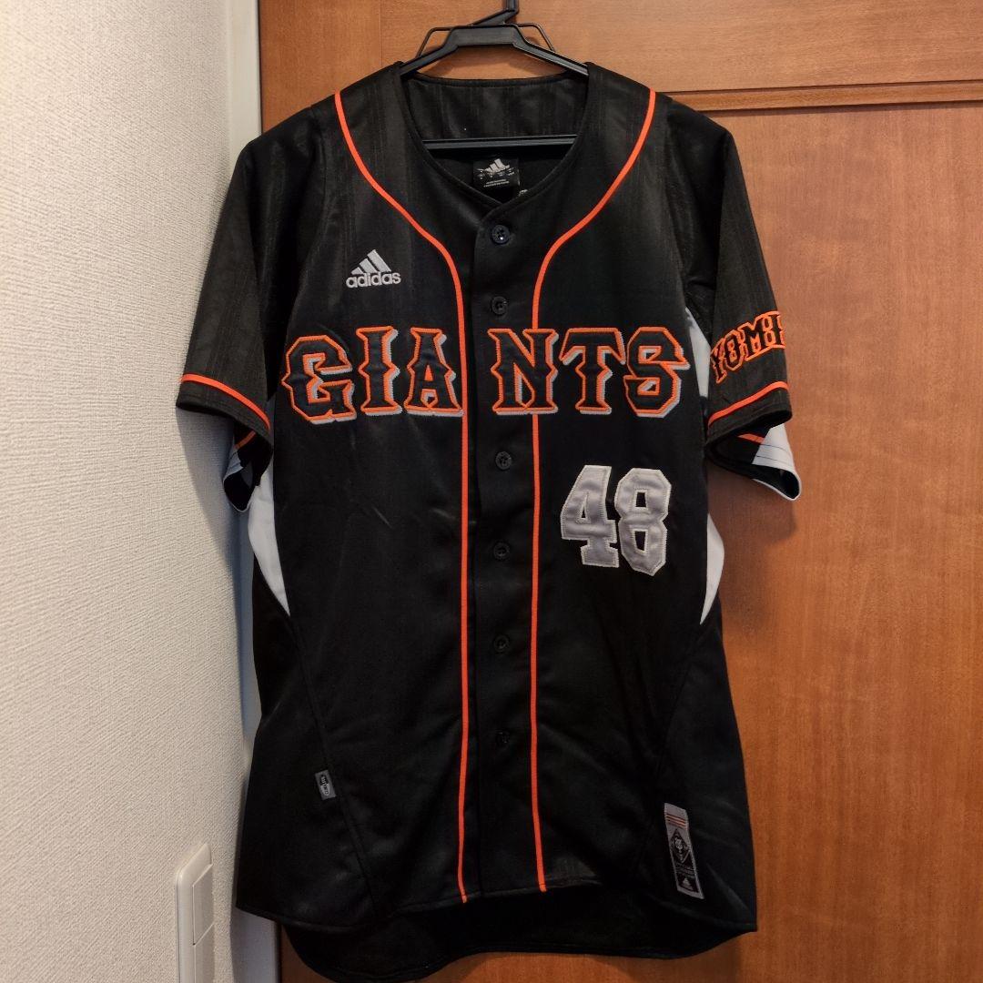 adidas ジャイアンツ Mサイズ 矢野謙次 48番 刺繍ユニフォーム
