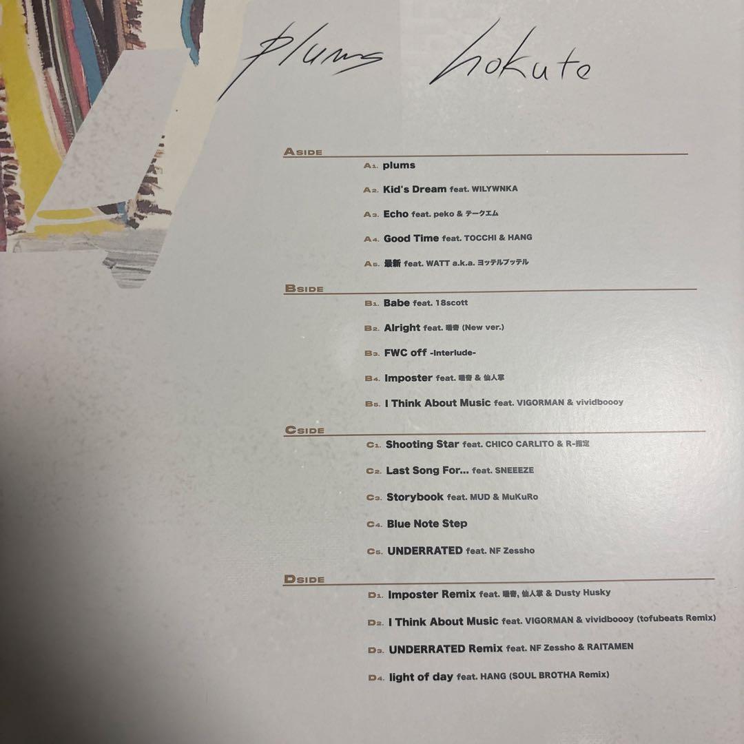 plums / Hokuto LPレコード