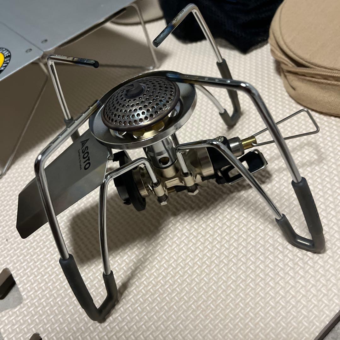 【美品】SOTO テーブル　バーナー&スノーピーク　クッカーセット