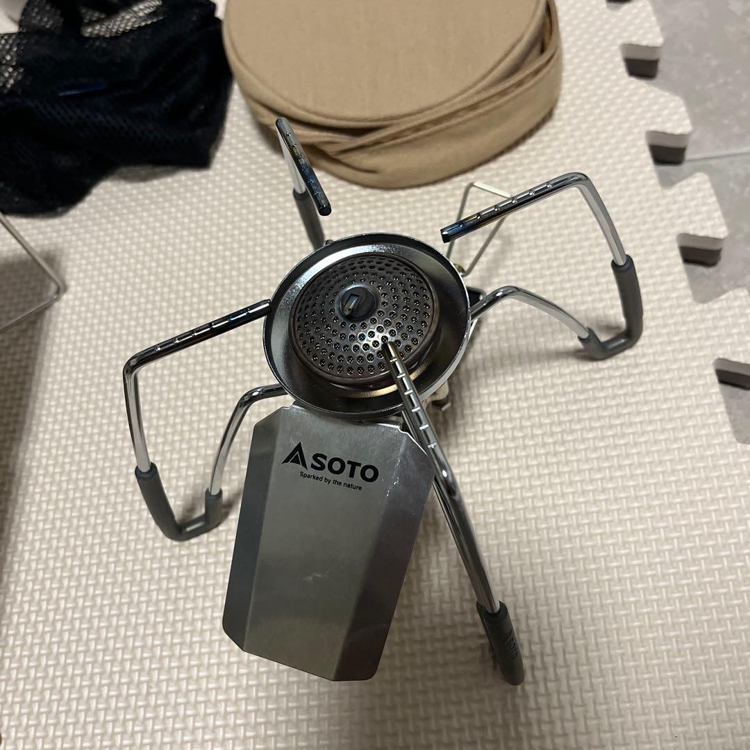 【美品】SOTO テーブル　バーナー&スノーピーク　クッカーセット