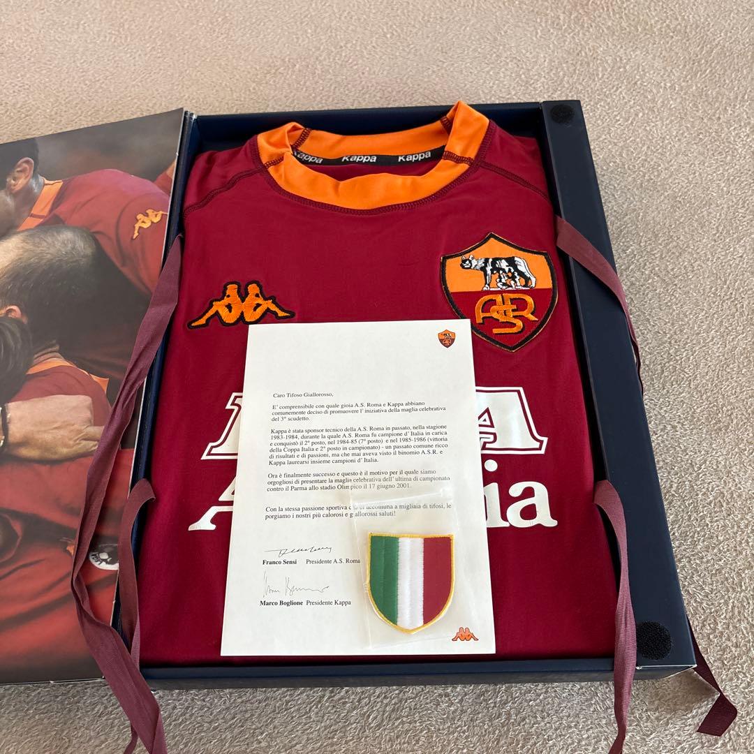 ASローマ　2000-2001 ユニホーム　中田英寿 優勝記念　10000枚限定