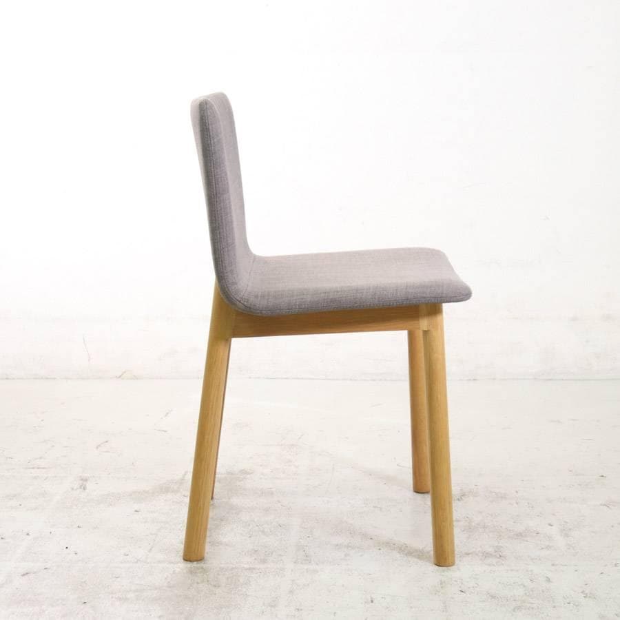 2の1 イデー スティルト ダイニングチェア 肘無し グレー オーク材 北欧風