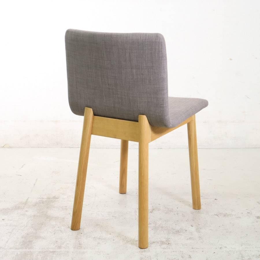 2の1 イデー スティルト ダイニングチェア 肘無し グレー オーク材 北欧風