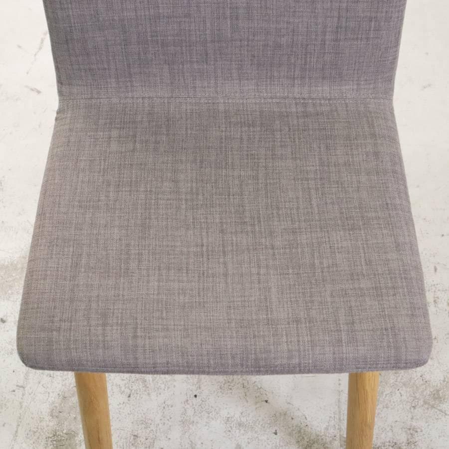 2の1 イデー スティルト ダイニングチェア 肘無し グレー オーク材 北欧風