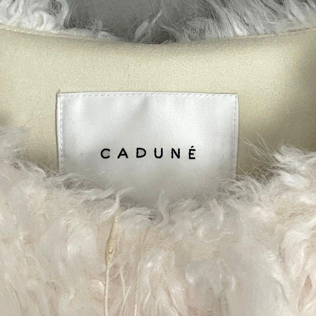 新品タグ付き⭐︎CADUNE カデュネ　ボアブルゾン　川上桃子　ファー　36