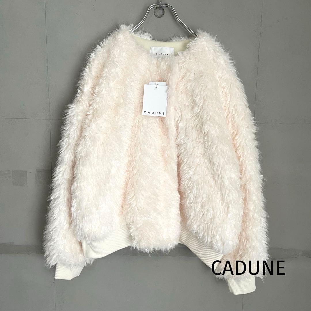 新品タグ付き⭐︎CADUNE カデュネ　ボアブルゾン　川上桃子　ファー　36