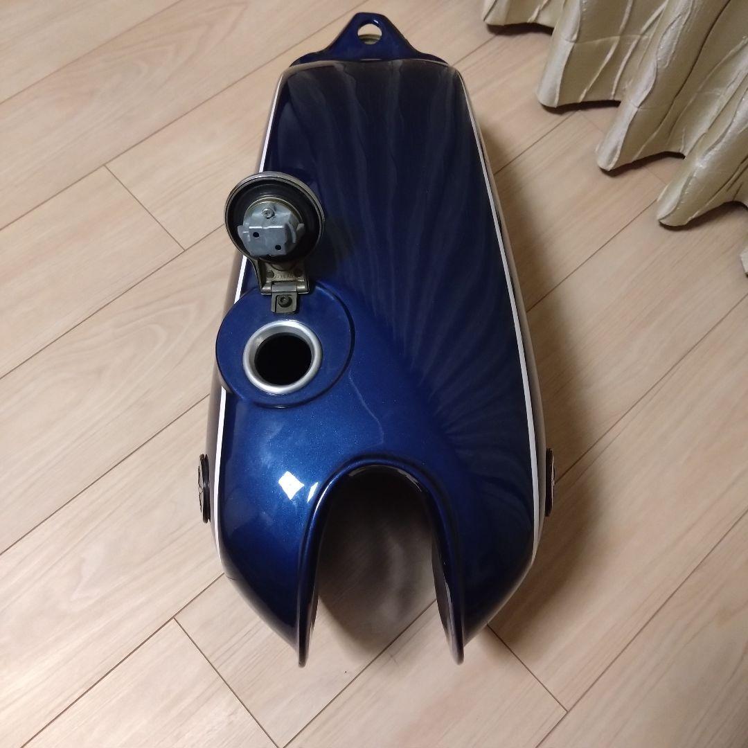 ナル SR400/500 AAA FRPナロータンク ブルーラメ 極美品