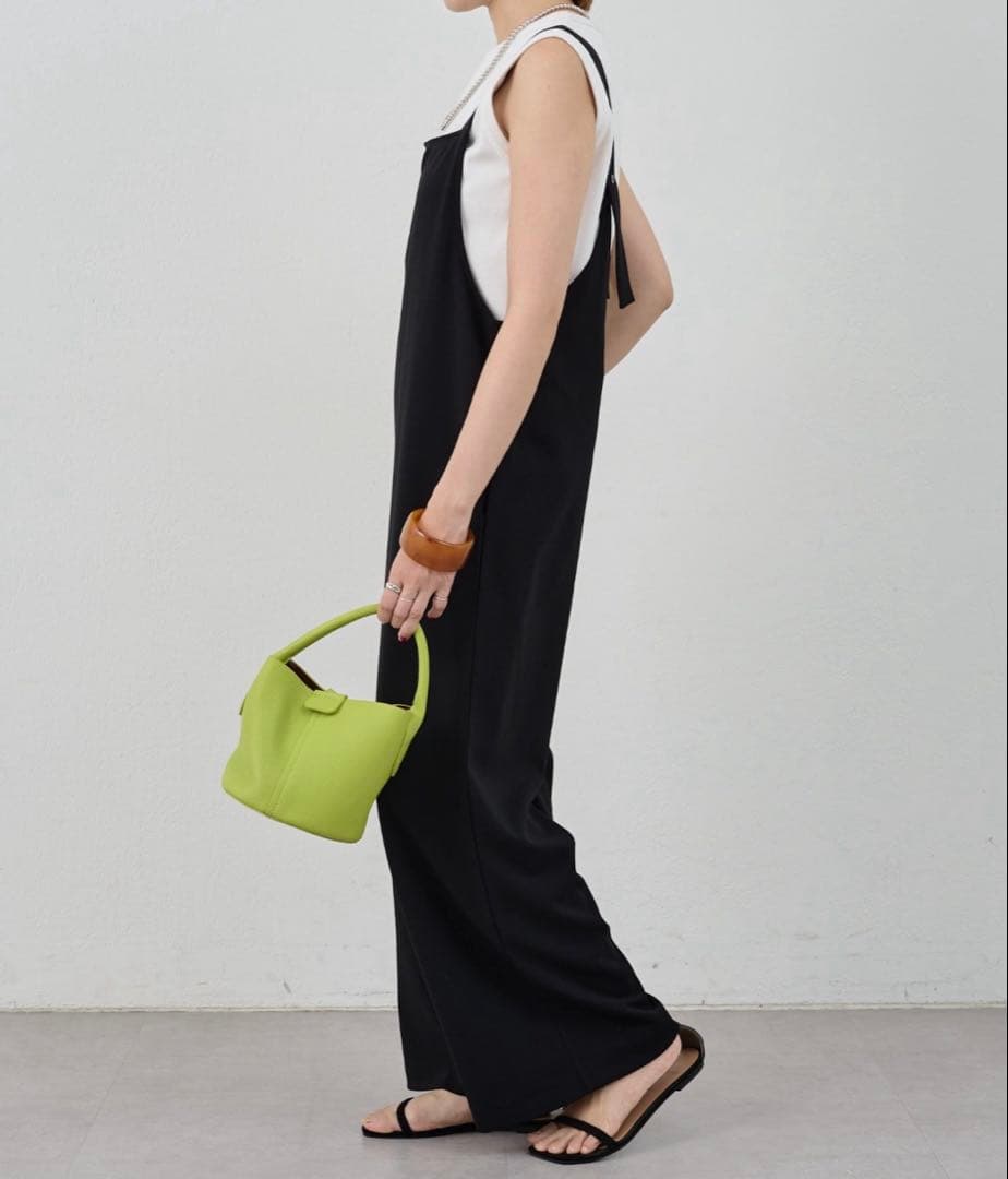 シーナリー　SHENERY カットジョーゼットキャミサロペット・オーバーオール