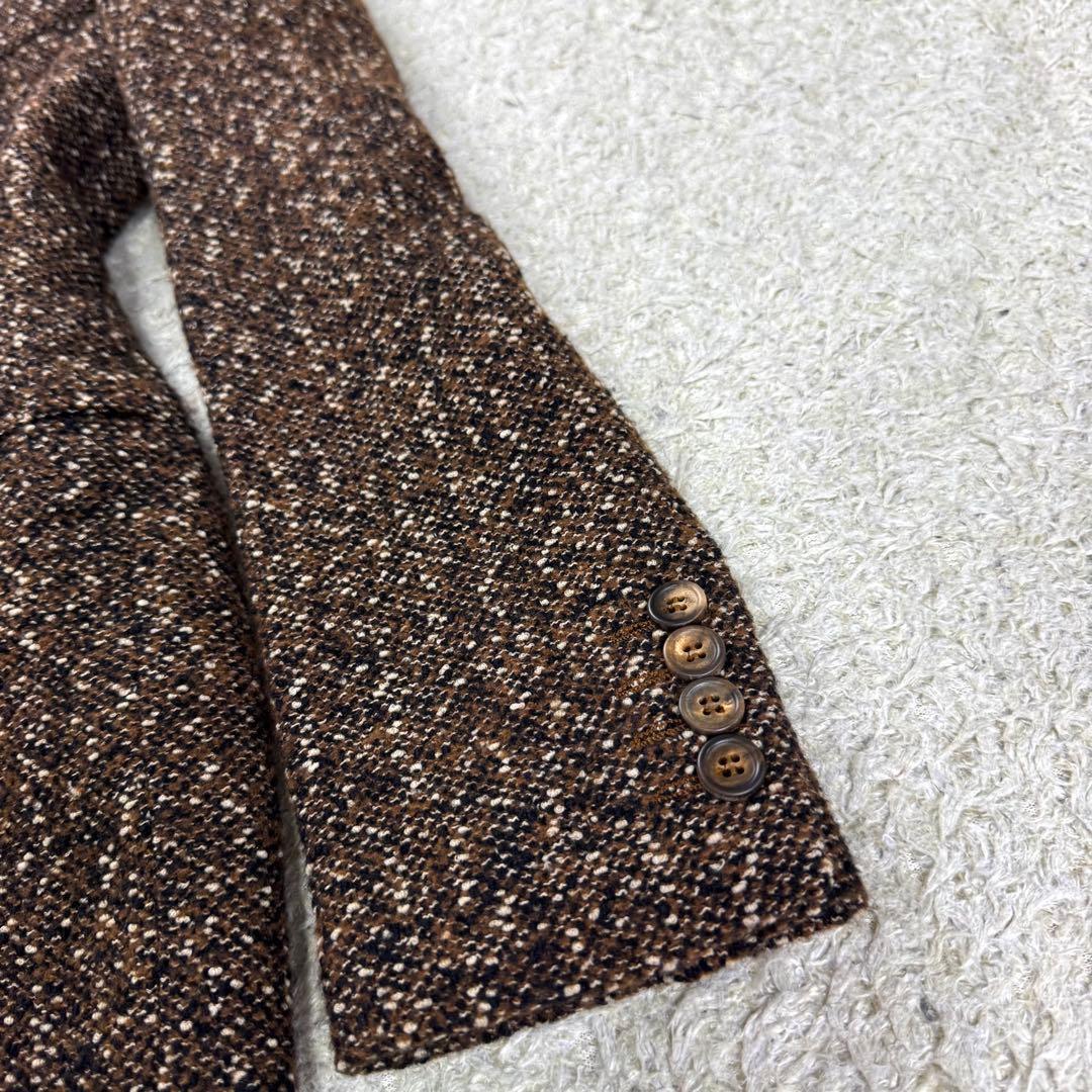 極美品★近年 MAXMARA 最高級ライン ツイード テーラードジャケット 42