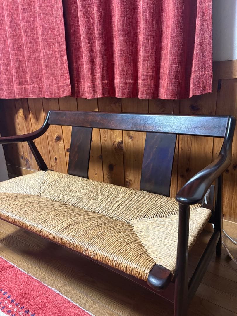 user_ec72aaac 松本民芸家具 ラッシチェア 77型曲肘 中古品