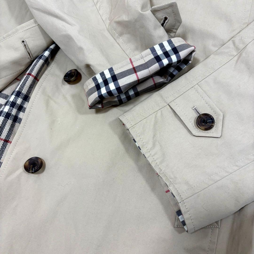 【美品】BURBERRY LONDON ステンカラーコート　ノバチェック柄
