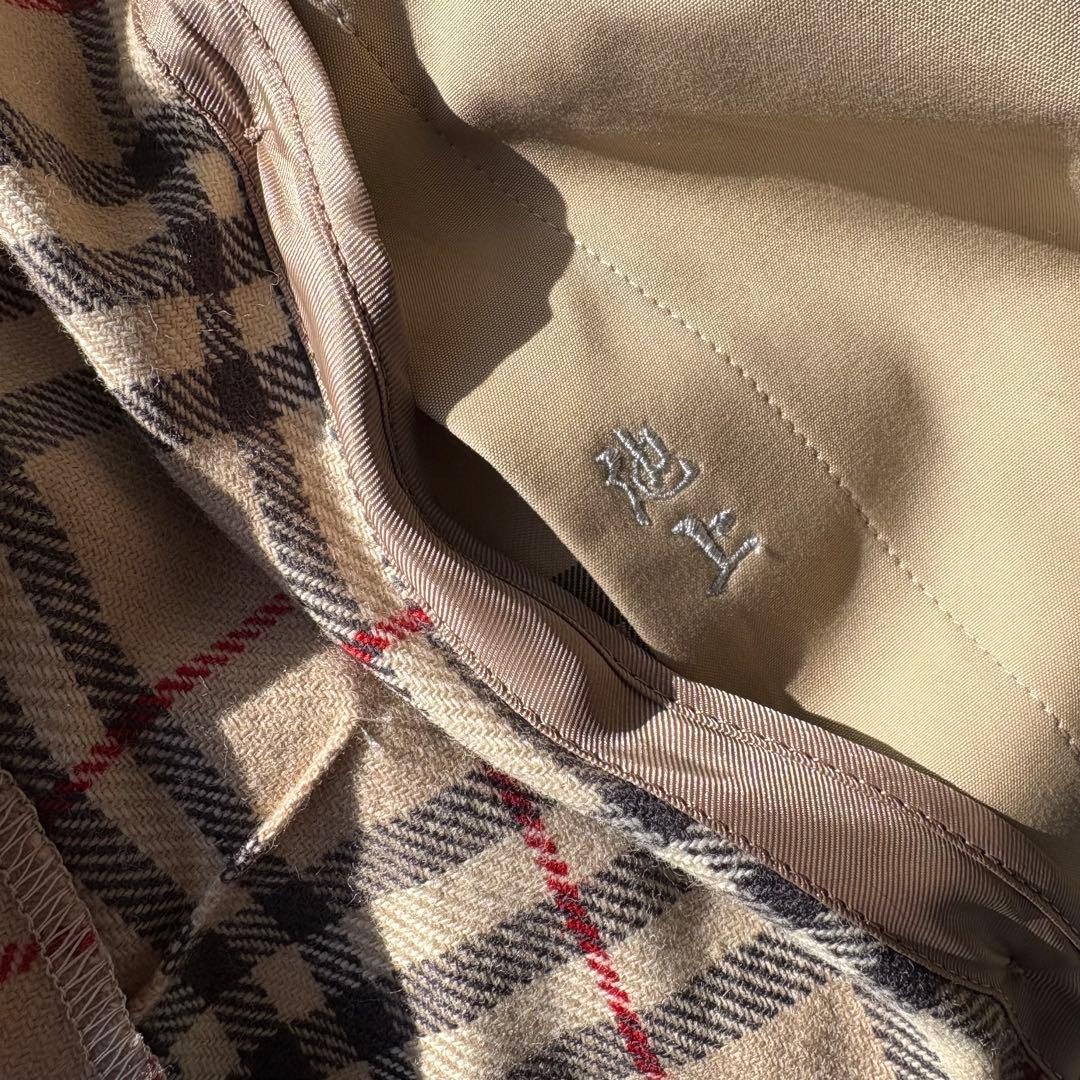【美品】BURBERRY LONDON ステンカラーコート　ノバチェック柄