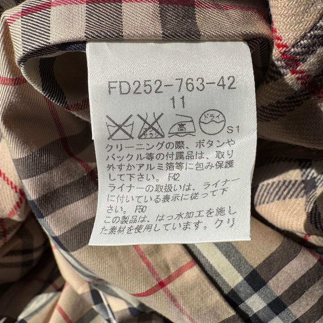 【美品】BURBERRY LONDON ステンカラーコート　ノバチェック柄