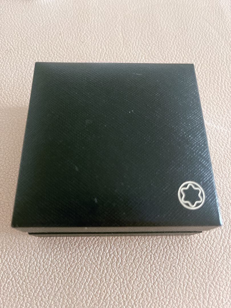 さにブラウン　MONT BLANC カフスボタン カフリンクス メンズ