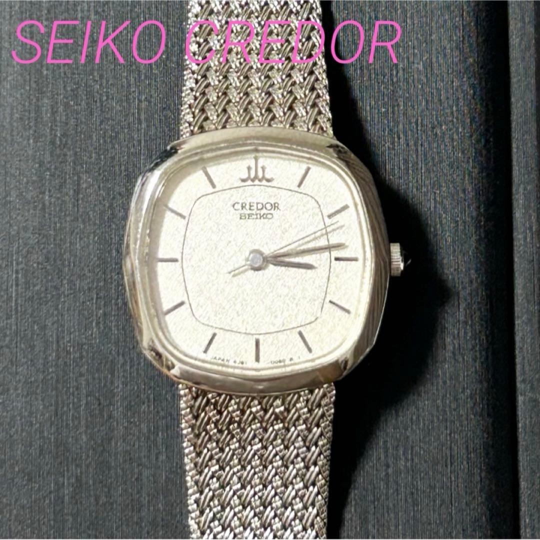 美品 SEIKO セイコー クレドール 腕時計 クォーツ 2針 動作確認済