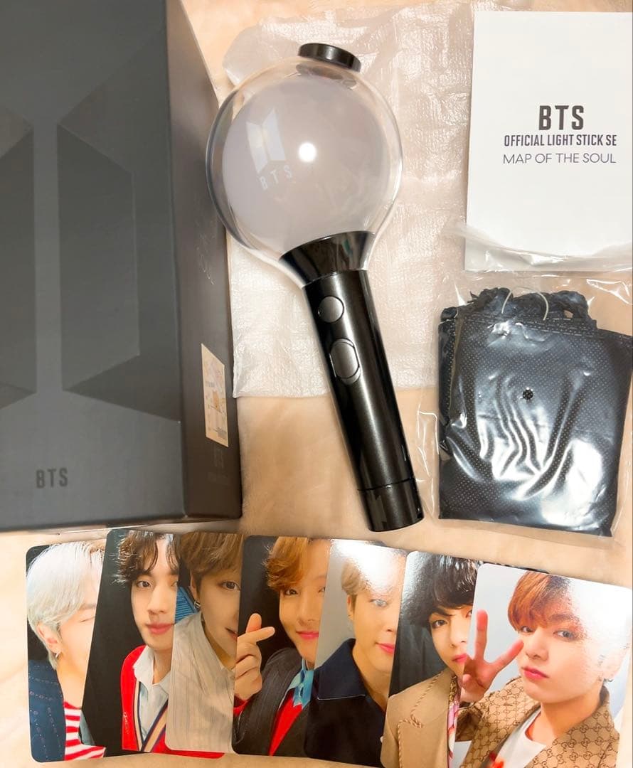 美品☆BTS ペンライト アミボム ver.4 トレカ付き 2個セット