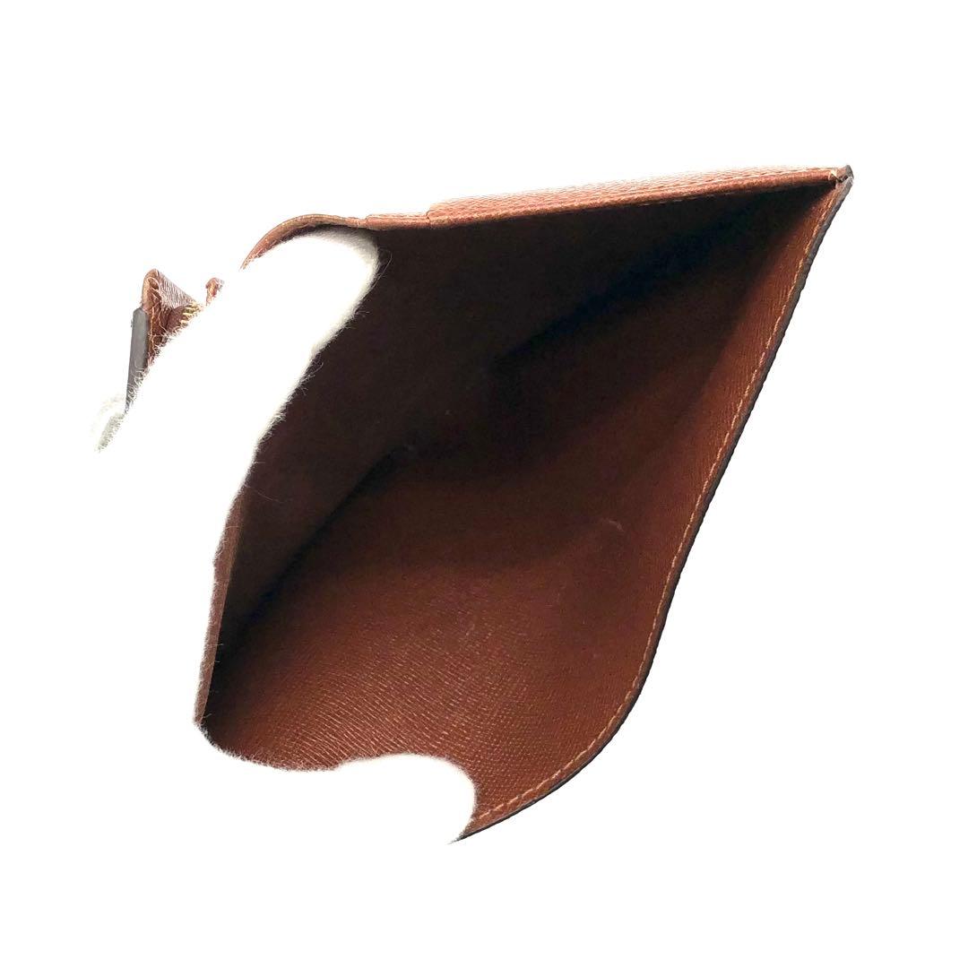 ルイヴィトン トレゾール モノグラム 二つ折り財布 ブラウン レディース