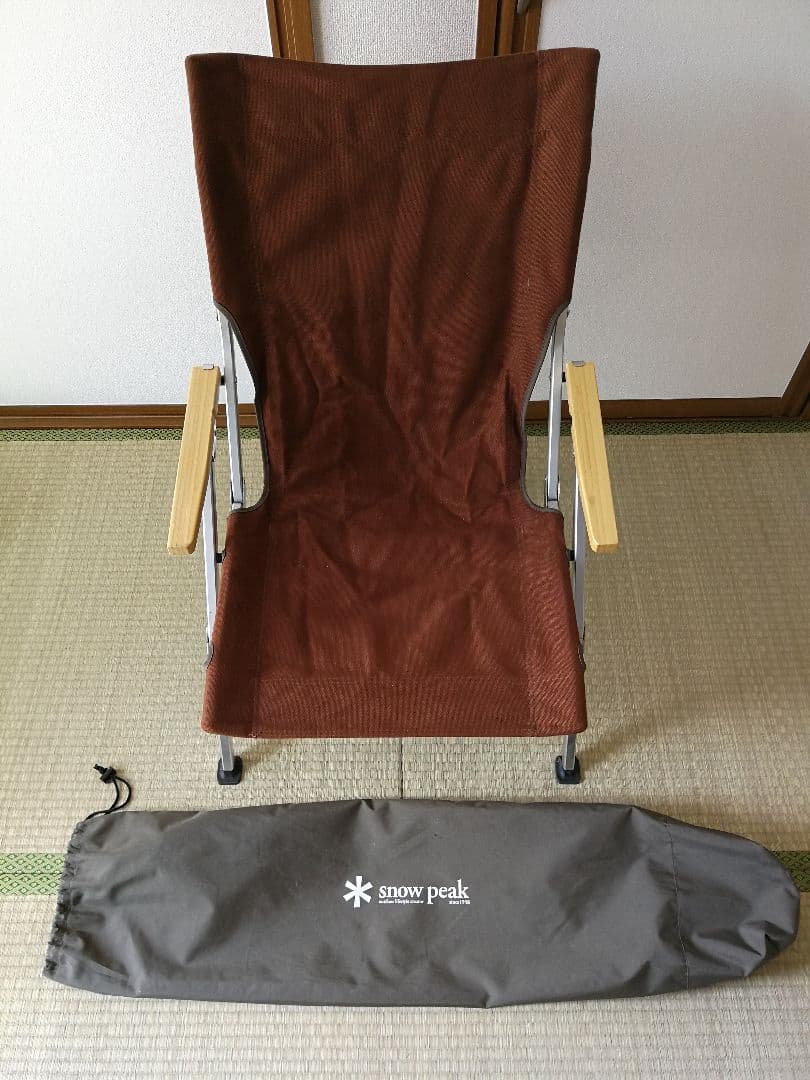 スノーピーク　ローチェア30　ブラウン　中古