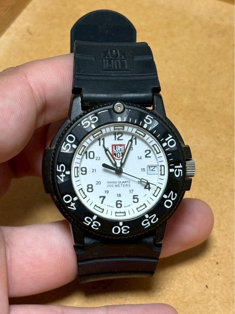 ルミノックス　腕時計　ラバーベルト