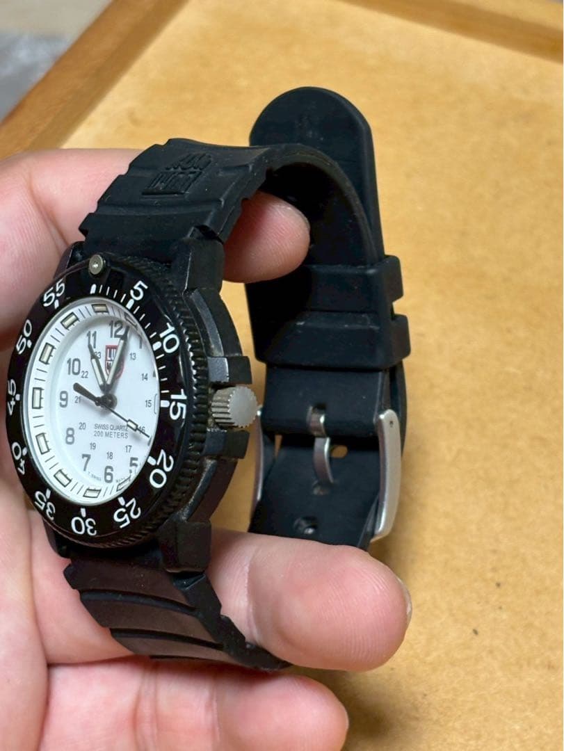 ルミノックス　腕時計　ラバーベルト