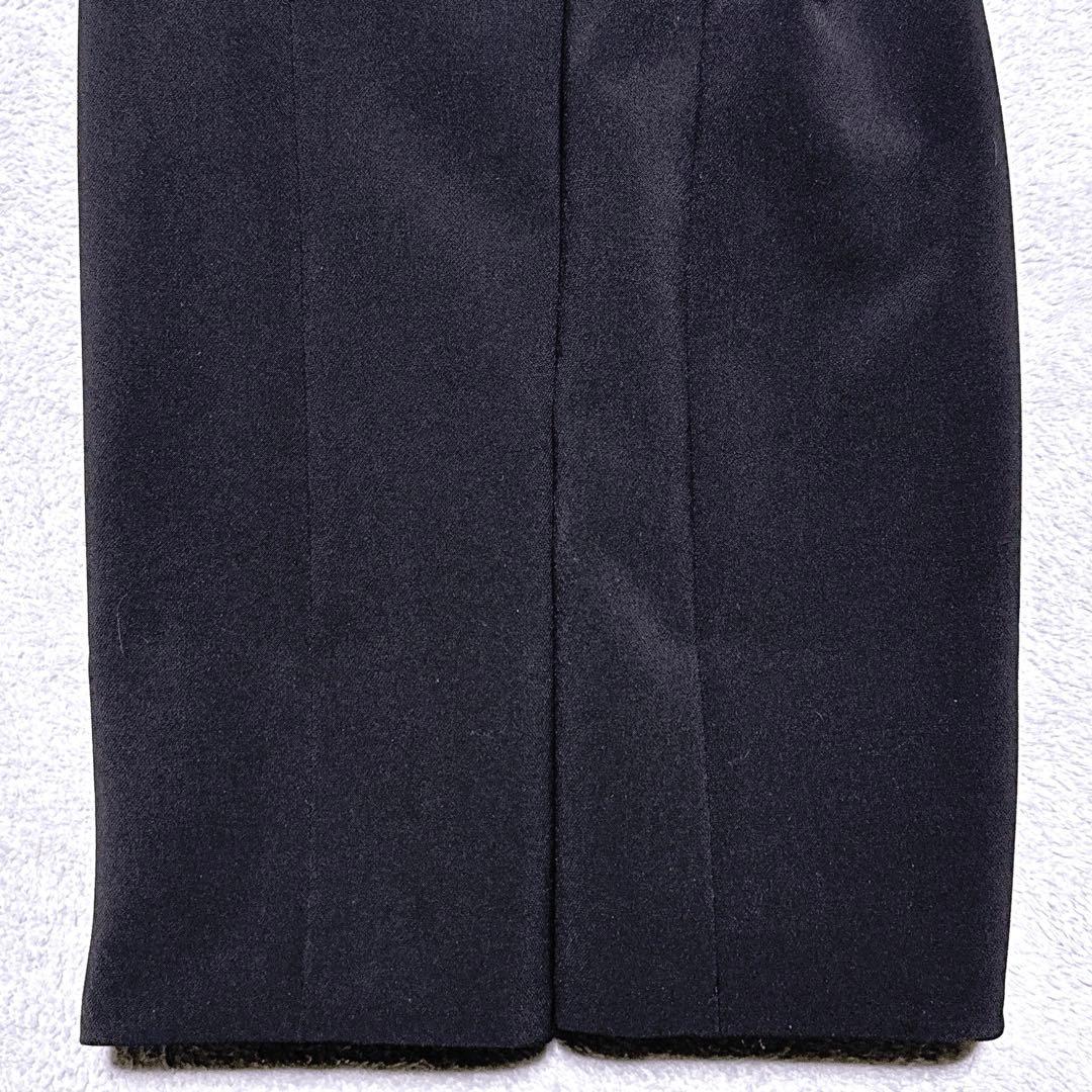 現行【未使用】SOEJU ノーカラージャケット 隠しボタン 40 L 黒