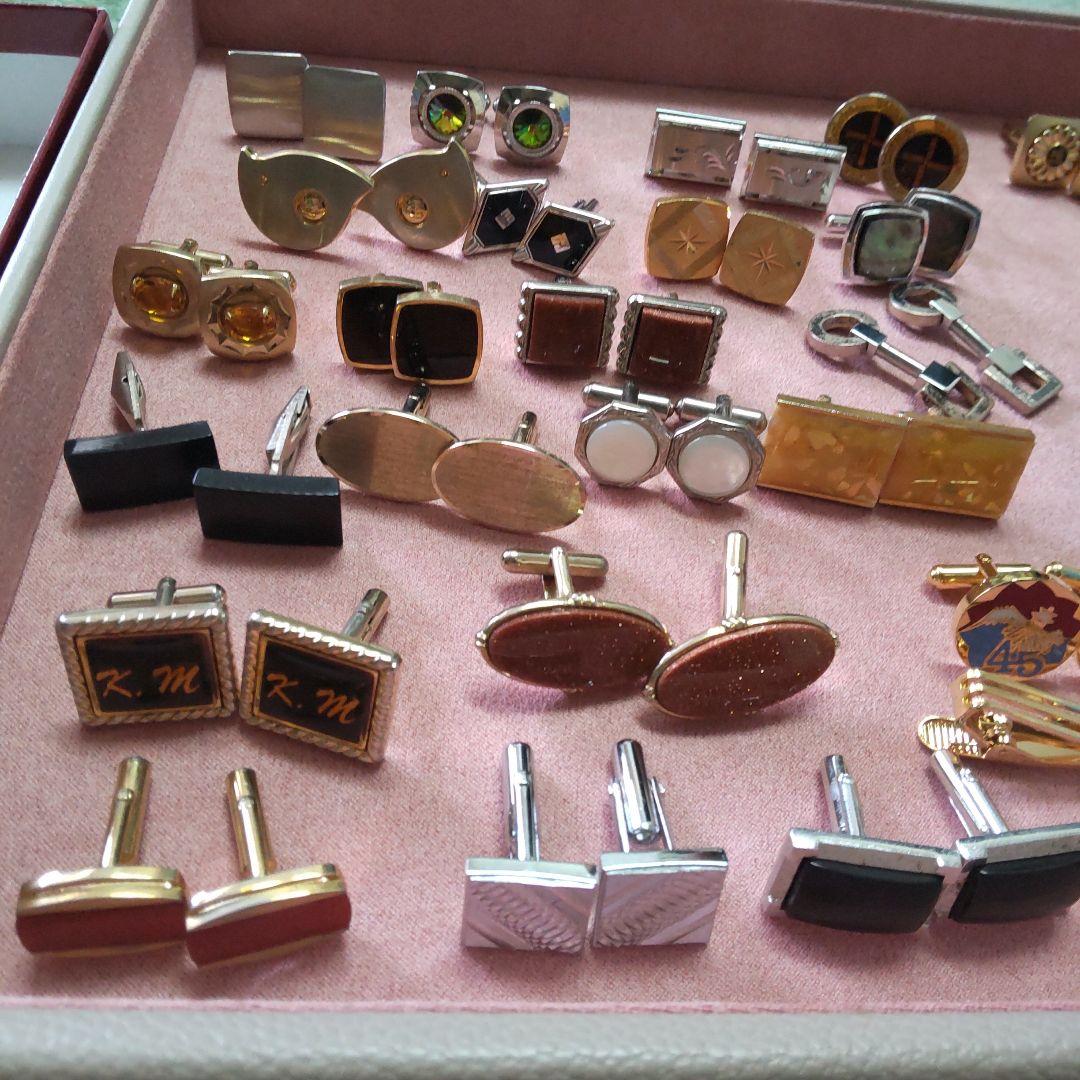 まとめ売りネクタイピン、カフス、ピンブローチ159点セット 大量