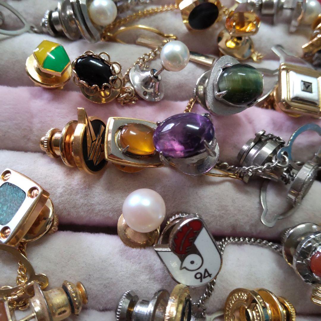 まとめ売りネクタイピン、カフス、ピンブローチ159点セット 大量