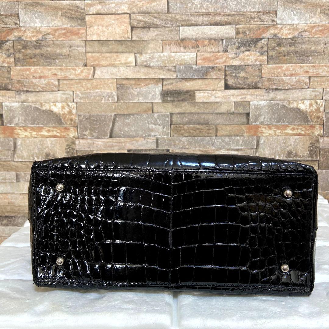 【未使用級】JRA　シャイニングクロコ　2wayバッグ　センター取り