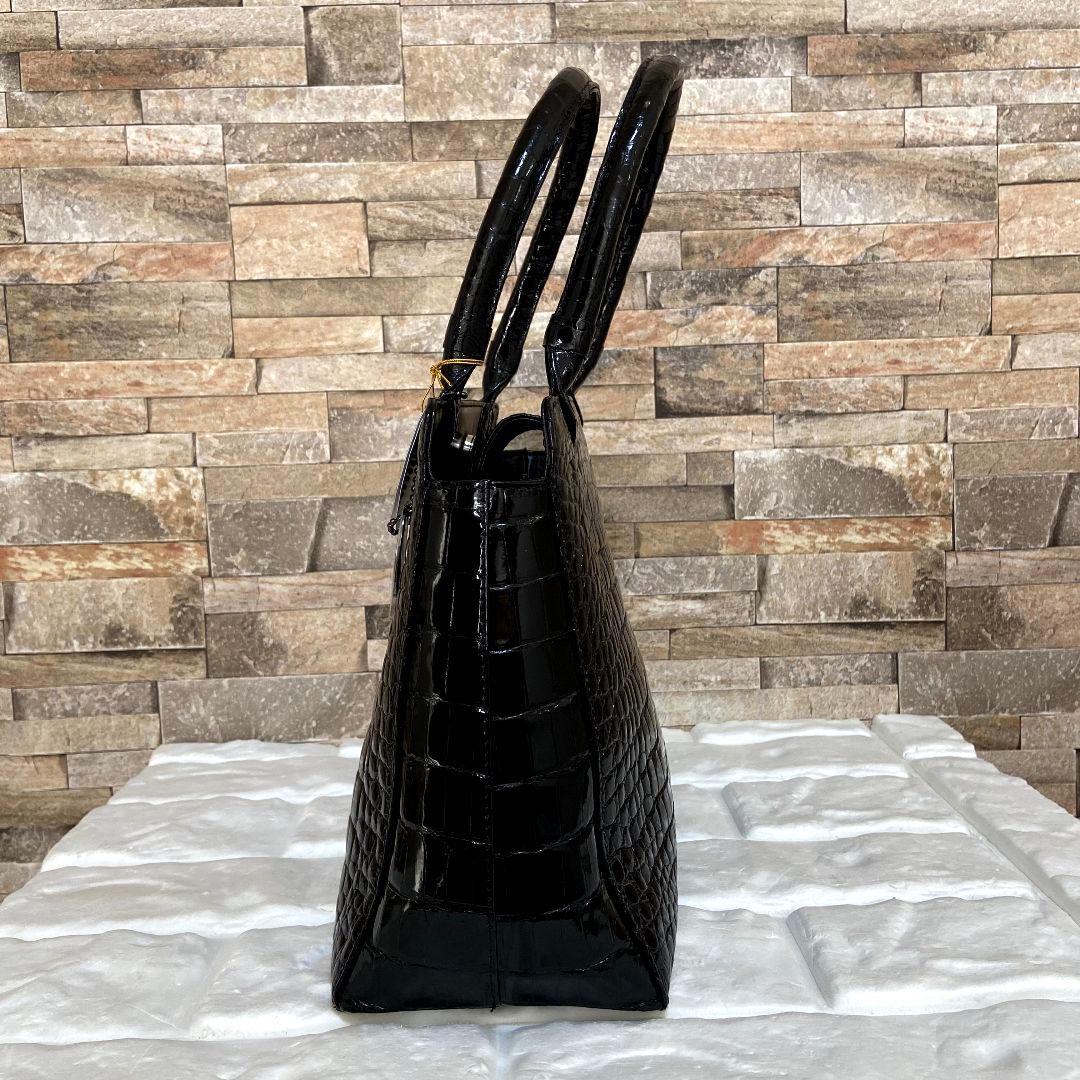 【未使用級】JRA　シャイニングクロコ　2wayバッグ　センター取り